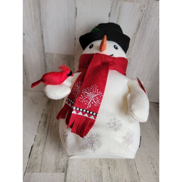 Hallmark Christmas in Evergreen snowman Holiday Movie Plush decor - Picture 2 of 8